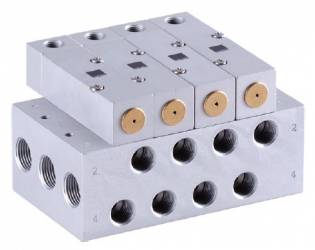 Distribuitoare 5/2 si 5/3 – montaj pe placa